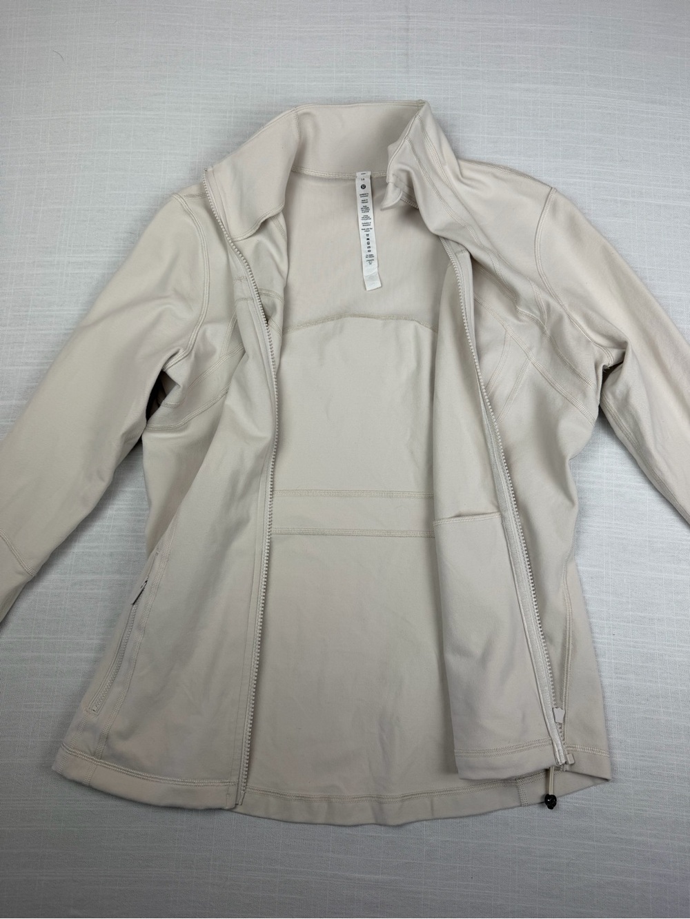 lululemon athletica White Cream Full-Zip Define Jacket - Picture 4 of 12